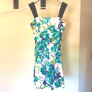 **sold**Blue Floral Summer Dress